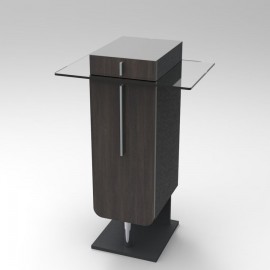 Meuble pour machine à café design foncé noir convenant pour tout type de structures allant de l'association à la collectivité / 