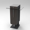 Meuble pour machine à café design foncé noir convenant pour tout type de structures allant de l'association à la collectivité / 