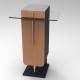Meuble pour machine à café en bois de hêtre design idéal pour une salle de pause ou espace d'accueil d'association ou chr