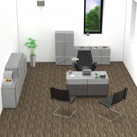 Meuble avec serrure pour rangement en situation dans un bureau pour ranger et déposer vos documents et archives