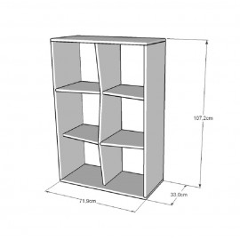 Etagère de bureau en bois vert pour rangement d'archives et documents idéals pour des écoles ou salles de sport