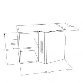 Meuble suspendu pour machine à café convient parfaitement pour des cuisines ou bureaux aux dimensions restreintes