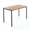 Table d appoint bureau en bois de chêne s'intègre facilement dans des salles de réunion d'entreprise et collectivité 