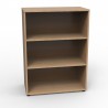 Armoire rangement en bois de chêne clair pratique et fonctionnelle, meuble rangement qui accueille vos documents