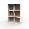 Etagère de bureau en bois vert pour rangement d'archives et documents idéals pour des écoles ou salles de sport