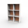 Etagère de bureau en bois vert pour rangement d'archives et documents idéals pour des écoles ou salles de sport