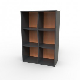 Etagère de bureau en bois vert pour rangement d'archives et documents idéals pour des écoles ou salles de sport