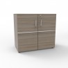 Meuble de rangement avec serrure en bois driftwood pour archivages de documents convenant pour des espaces coworking