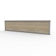 Cloisons de séparation bureau amovibles chêne gris en bois qui est fixé sur la tranche de votre bureau ou table de bureau