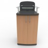 Meuble pour machine à café professionnel en bois hêtre idéale dans un bureau d'entreprise ou un open space dans des collectivité