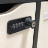 Option 5 serrures permanentes à code et à clé convenant pour vestiaires casiers CASEO destinés aux entreprises et chr