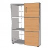 Dimensions intérieures du meuble avec serrure pour rangement disponible en plusieurs coloris et dimensions