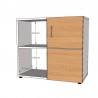 Dimensions du meuble rangement bureau disponible en divers couleurs qui est fabriqué en France et qualité professionnelle