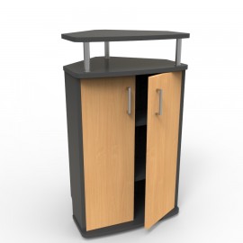 Meuble pour machine à café coloris hêtre qui se décline en plusieurs coloris pour convenir à votre salle de pause
