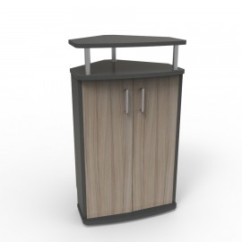 Meuble pour machine à café en bois driftwood, meuble espace café qui fonctionne pour des entreprises / collectivités