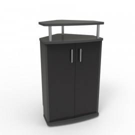 Meuble pour machine à café noir avec un plateau idéal pour poser votre machine à café ou cafetière professionnelle