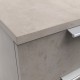 Caisson à tiroir beton clair facile à installer dans un bureau ou open space, caisson bois livré monté et fabriqué en France