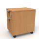 Caisson à tiroir bois hêtre idéal pour un open space ou une salle de réunion, caisson de rangement livré monté en entreprise