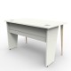 Bureau compact en blanc qui se décline en plusieurs coloris, bureau compact design fabriqué en France pour professionnels