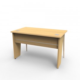 Bureau compact de bois chene clair facile à installer pour permettre aux universités et écoles de mettre en place des bureaux
