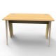 Bureau compact en chene clair de la gamme de mobilier de bureaux en bois qui est déclinable en plusieurs coloris au choix