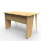 Bureau compact de bois chêne clair déclinable en plusieurs coloris au choix qui est assorti aux coloris des meubles bureaux