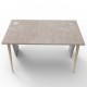 Bureau compact beton clair en bois de qualité professionnelle, meuble bureau compact design disponible en divers coloris