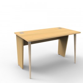 Bureau compact de chêne clair idéal pour des administrations et collectivités qui possèdent des open space ou bureaux