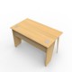 Bureau compact bois chêne clair provenant directement du fabricant il est de fabrication française et qualité professionnelle