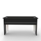 Bureau compact design en bois noir disponible en plusieurs couleurs pour convenir à l'intérieur de vos salles de réunion
