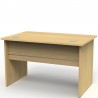 Bureau moderne chêne de dimensions 120 cm qui est l'élément indispensable pour des bureaux aux dimensions restreintes