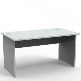 Bureau longueur 140 cm bois couleur gris qui se décline en plusieurs formats et différents coloris, bureau en bois qui est fabri