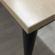 Table demi lune bois disponible en plusieurs coloris avec un format de 120 cm de longueur pour une entreprise / tpe / pme