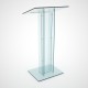 Pupitre plexiglas transparent pour discours