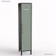 Vestiaire casier corps de meuble graphite largeur 40 cm mono colonne coloris vert fjord