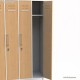  	Vestiaire multicases pour professionnels fabriqué en France avec un corps de meuble blanc largeur 30 cm et 3 portes casier