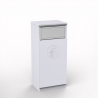 Meuble poubelle de tri - TRAPNET - blanc