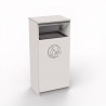 Meuble poubelle tri - TRAPNET - chêne