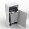 Meuble poubelle de tri - TRAPNET - blanc