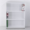 Armoire rangement en blanc pour un espace d'accueil ou une salle de réunion dans des entreprises ou associations