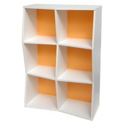 Etagère de bureau en bois vert pour rangement d'archives et documents idéals pour des écoles ou salles de sport