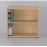 Armoire livré monté hêtre fabriqué en France, meuble rangement de qualité professionnelle et livré monté