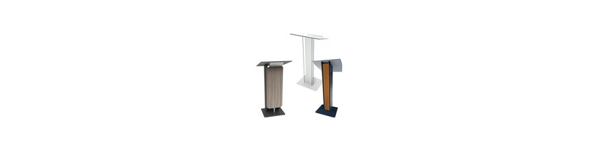 Pupitres de conférence en bois