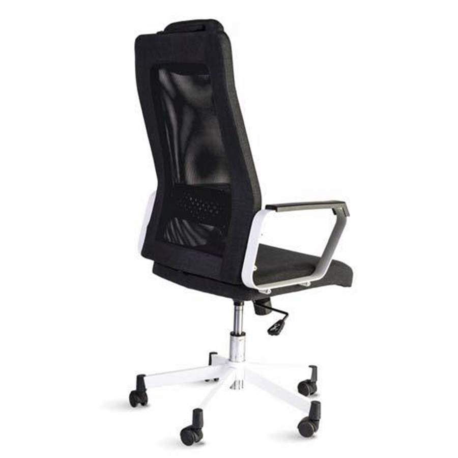 Fauteuil pour bureau noir ergonomique et confortable idéal dans un bureau d'entreprise et collectivité