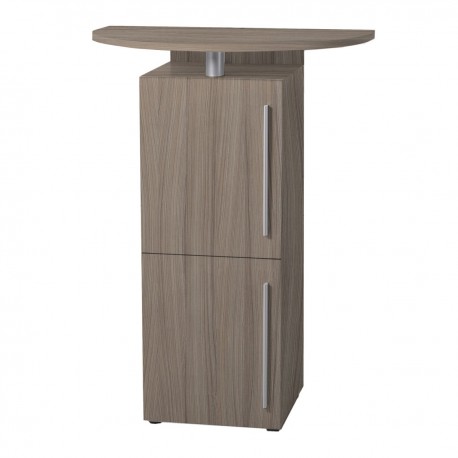 Meuble machine café driftwood bois idéal pour espace accueil ou cuisine d'entreprise
